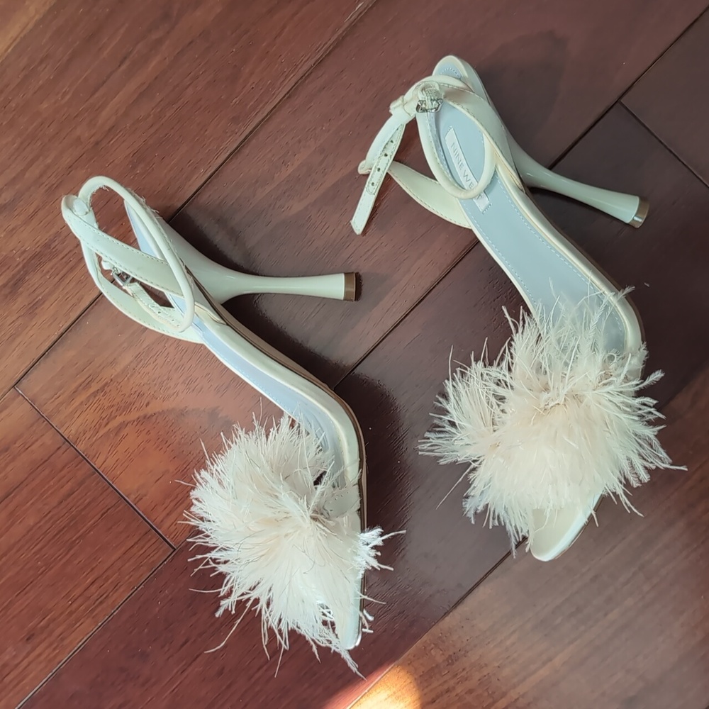 Nine West Feathered Heels - 9.5